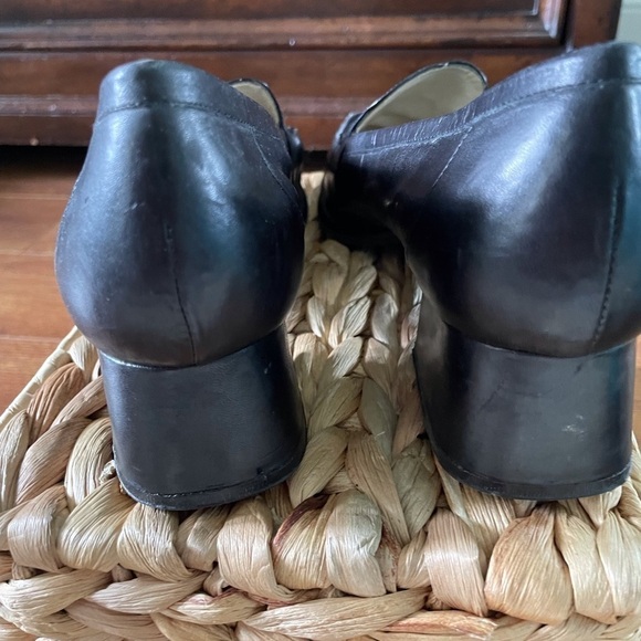 Vintage 90s Easy Spirit black leather block heels in size 8 - Picture 5 of 5